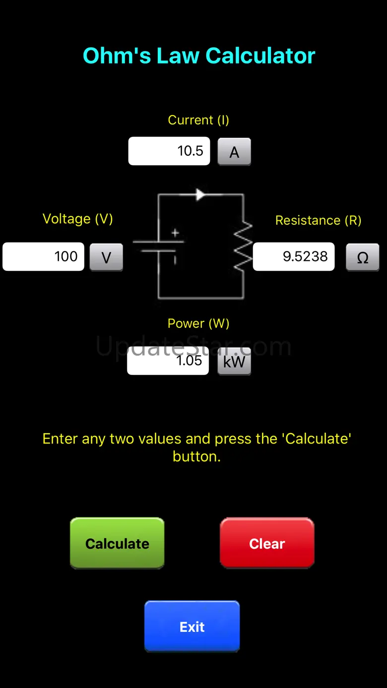 Electric Toolkit - Calculator 1.4.2