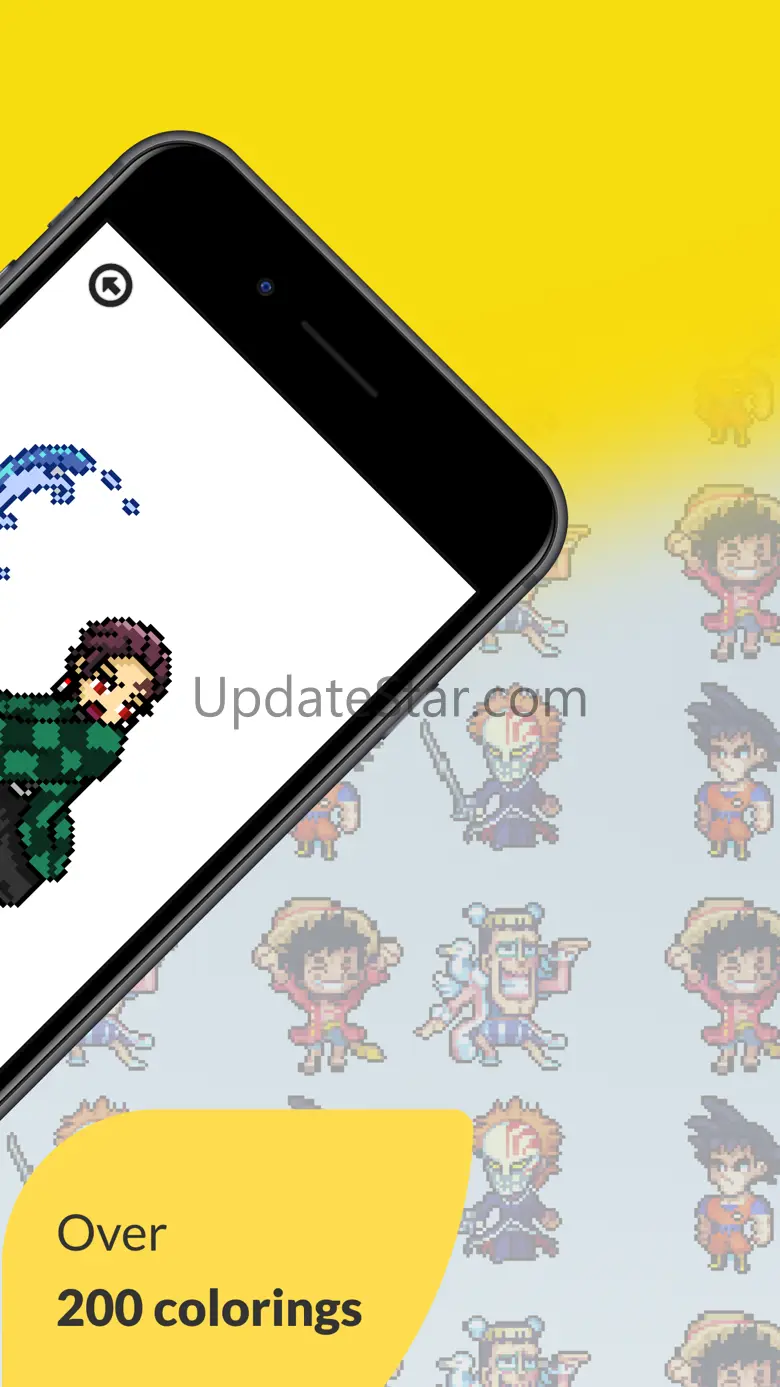 Anime Color By Number PixelArt 14