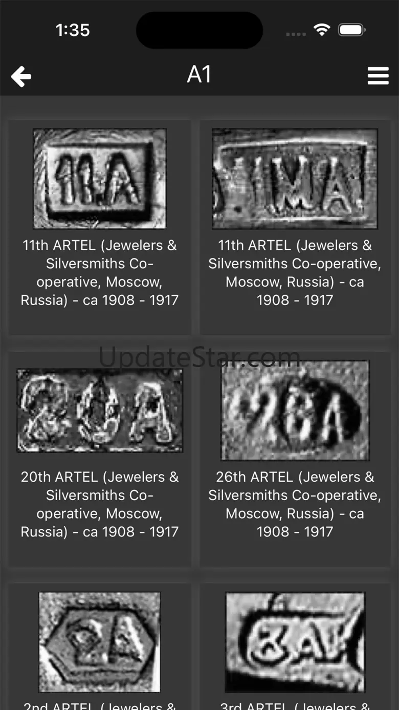 Silver Hallmarks - Maker Marks 5.9