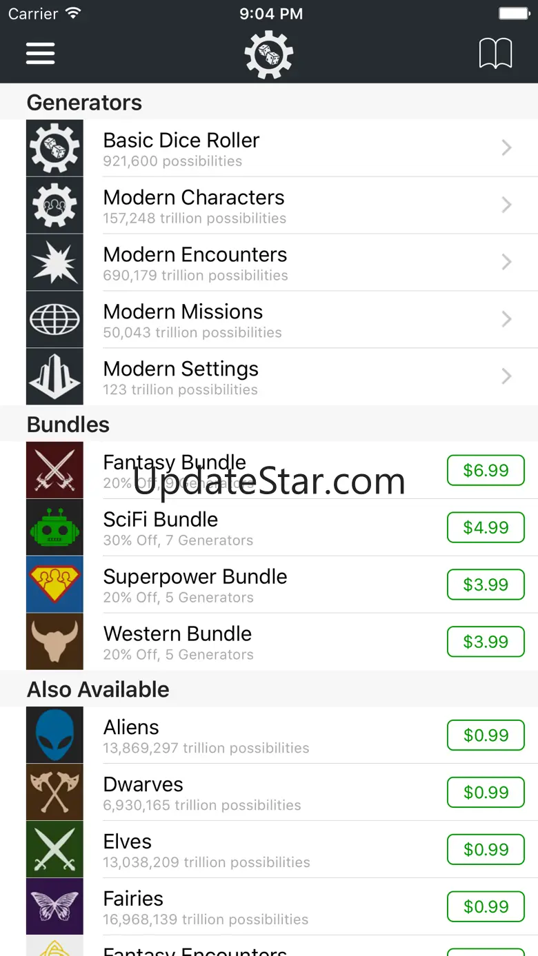 DungeonRoller - RPG Generator 9.9