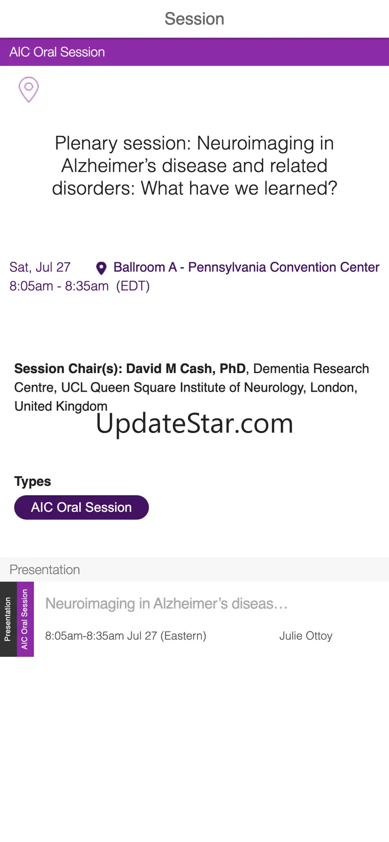 Alzheimer's Assoc Meetings 4.0
