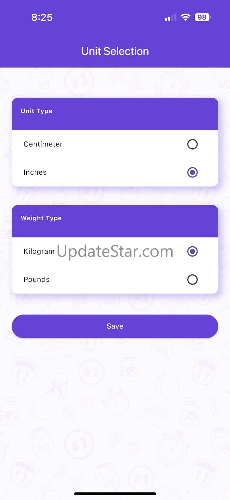 Digital Weight Scale Meal Plan 1.0.2