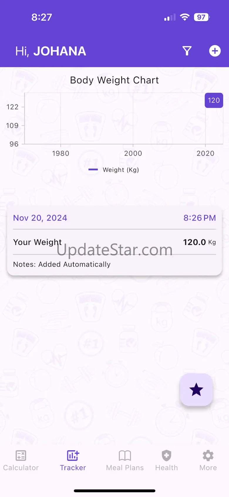 Digital Weight Scale Meal Plan 1.0.2