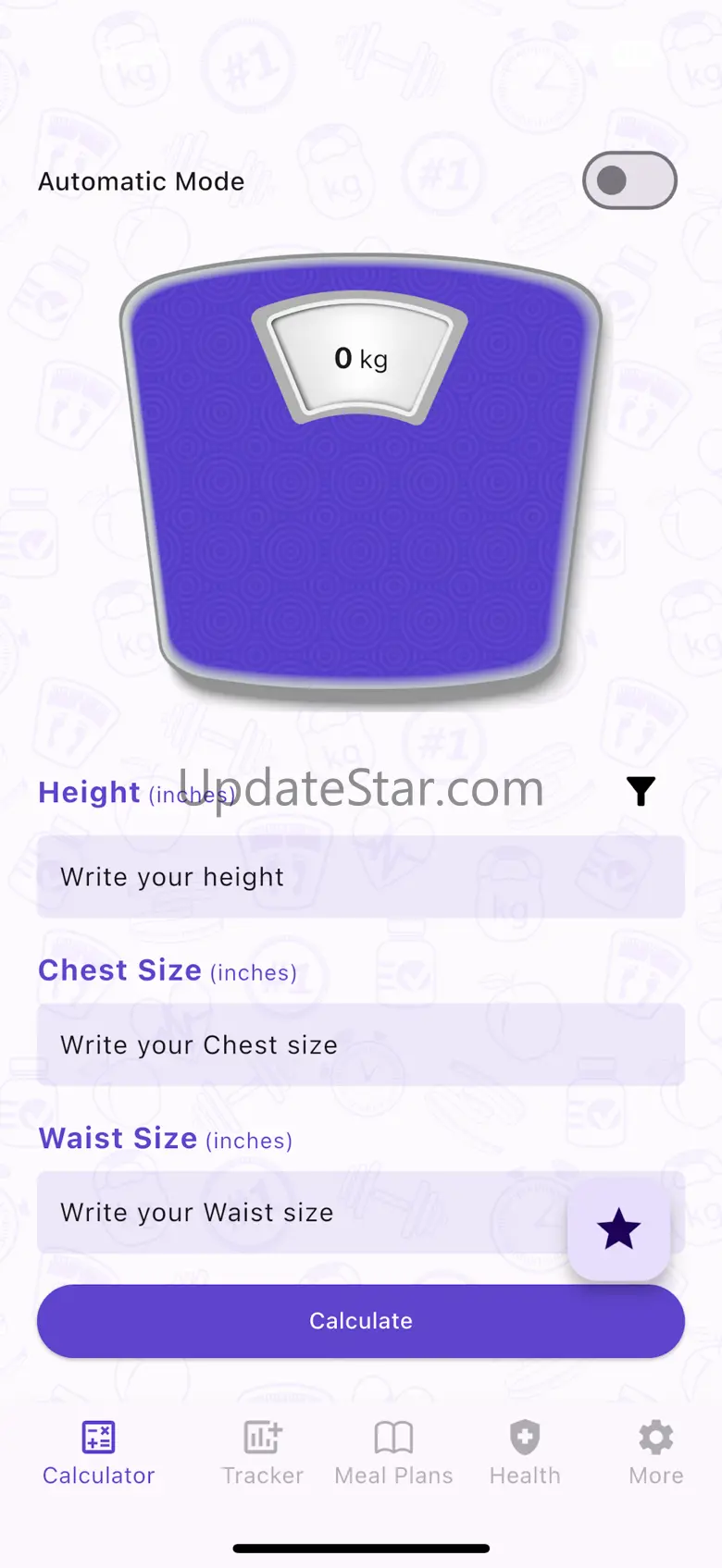 Digital Weight Scale Meal Plan 1.0.2
