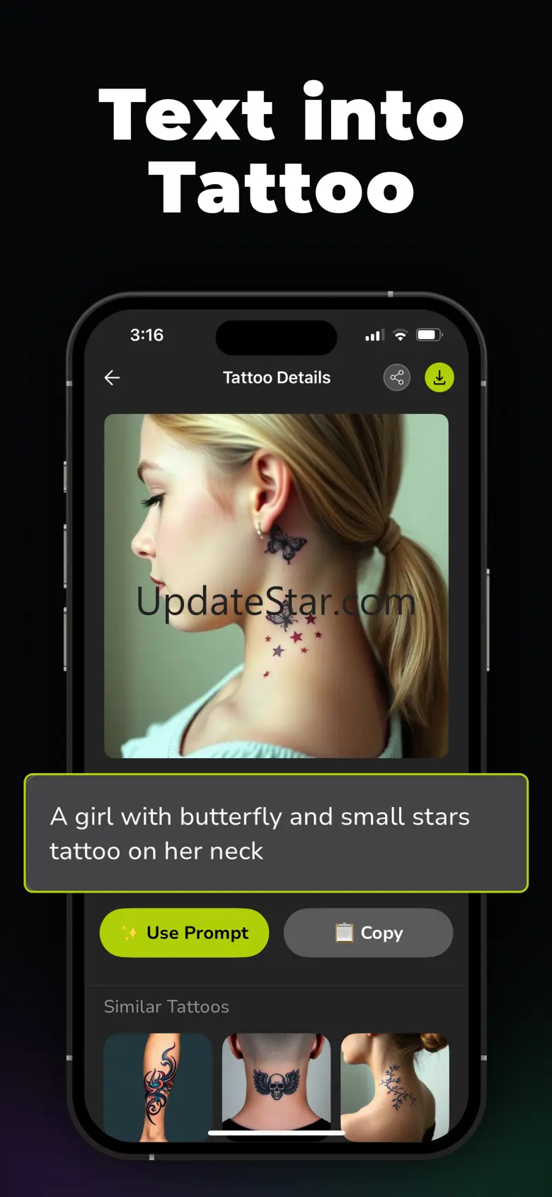 AI Tattoo Generator - TattooAI 1.4