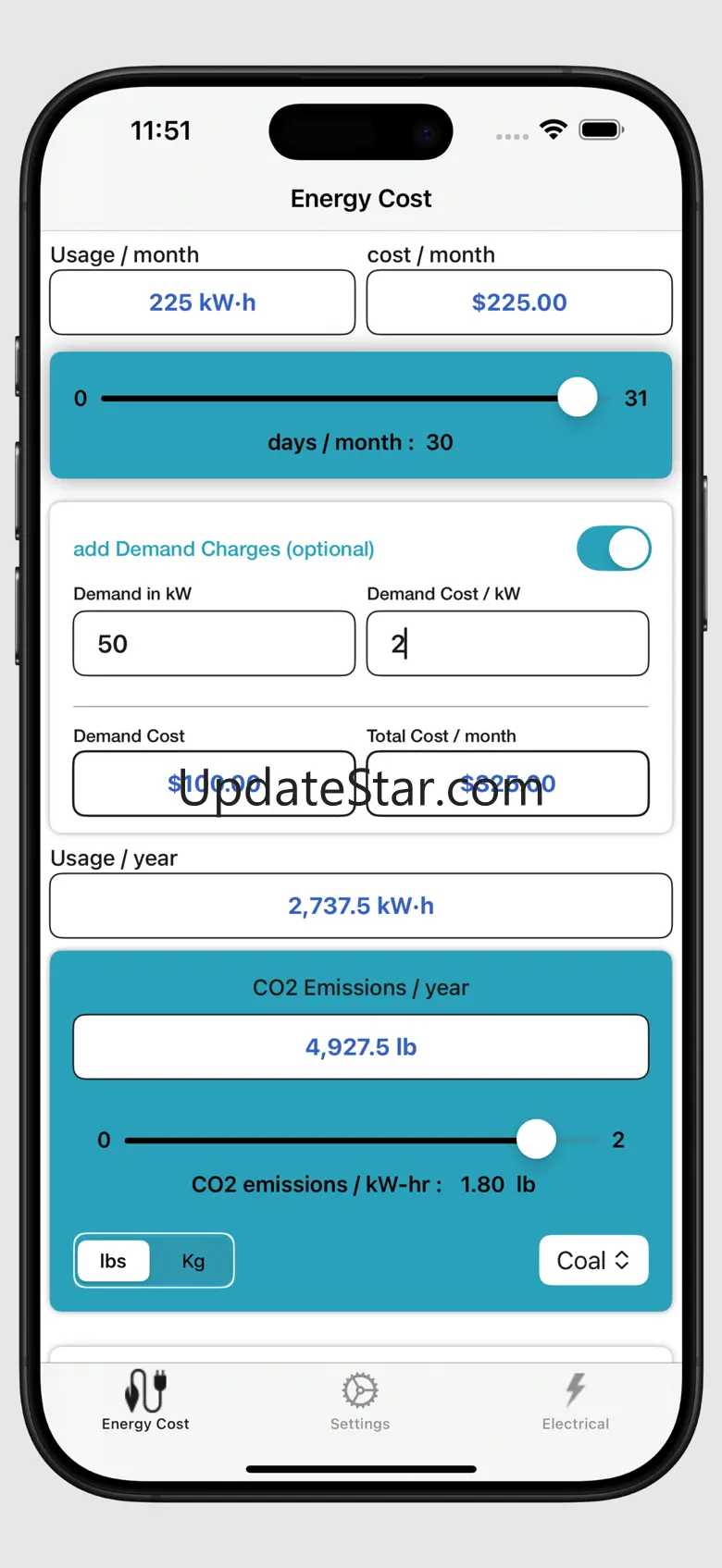 Energy Cost Calculator 8.0