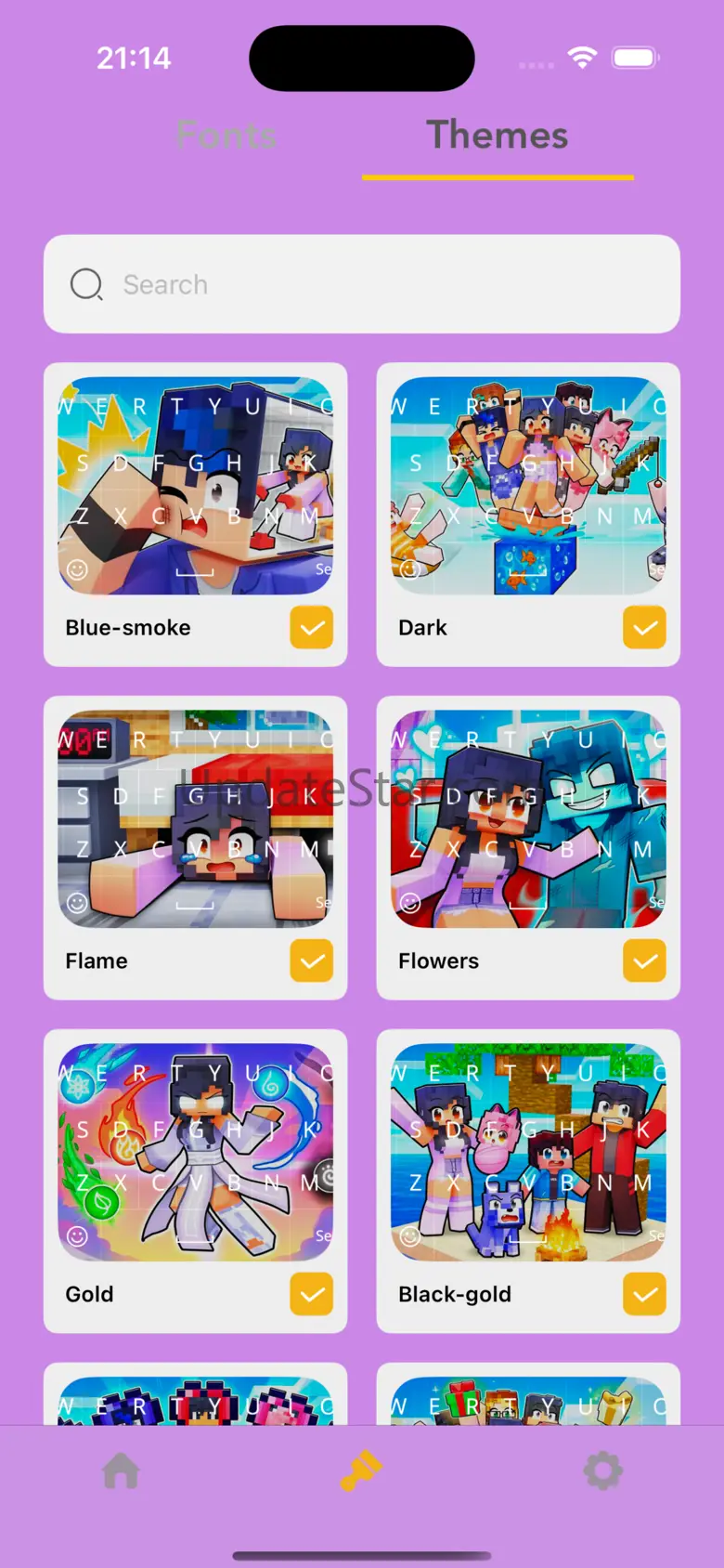 Aphmau & Aaron Mods keyboard 1.2