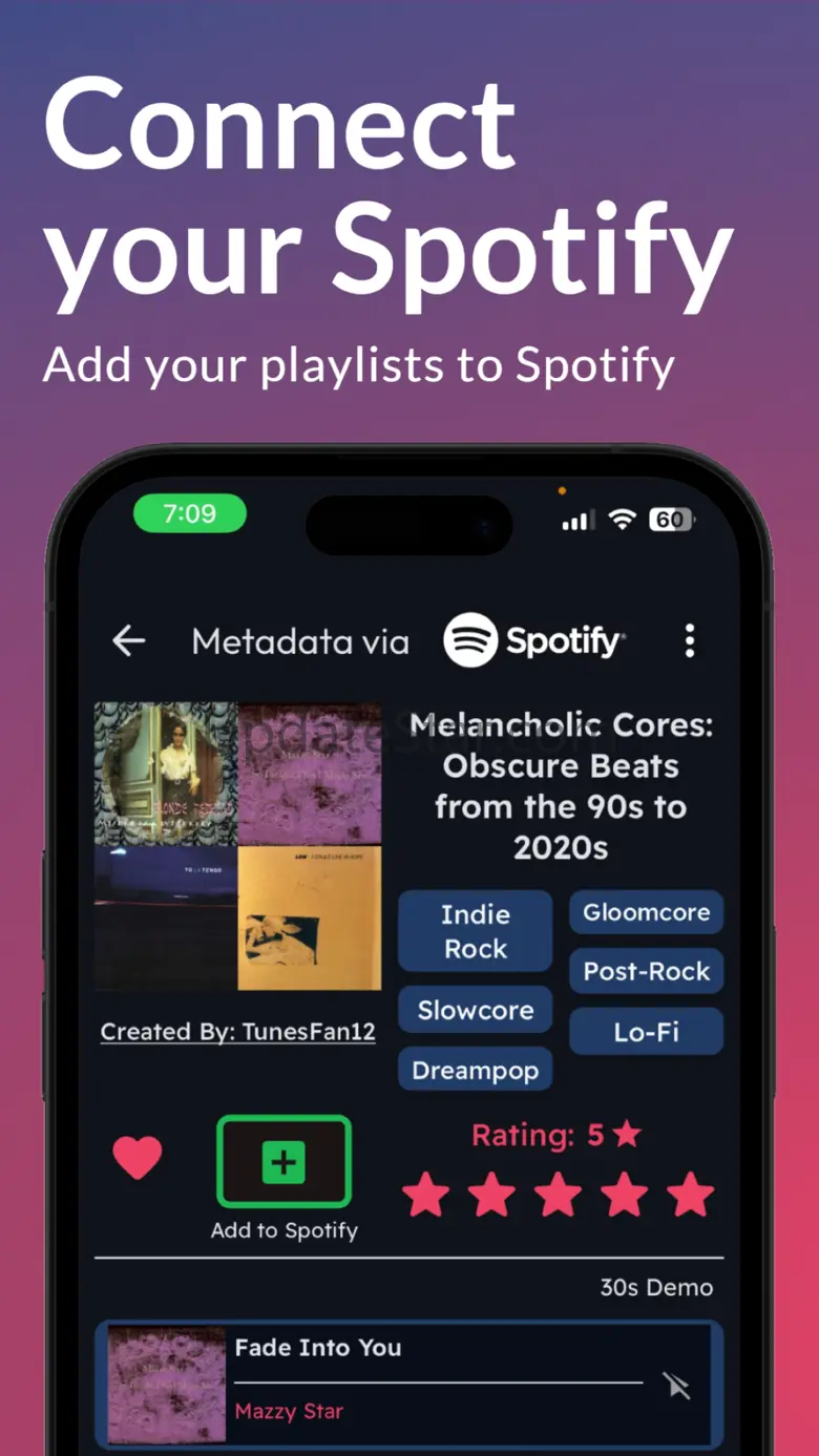 TuneWizard: Playlist Maker 1.1.1
