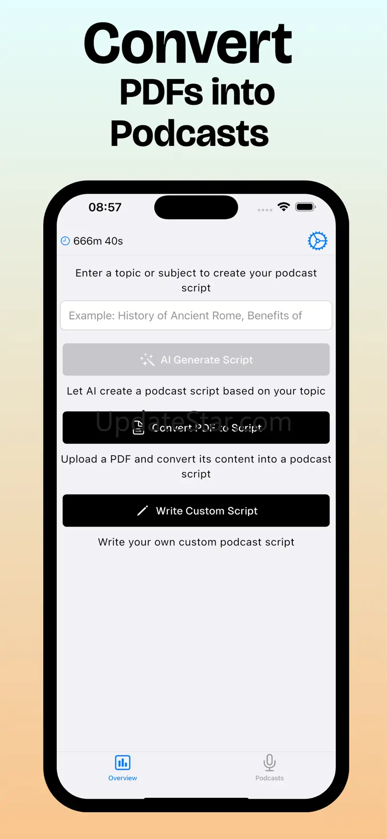 PodLM - AI Podcast Generator 1.0.5