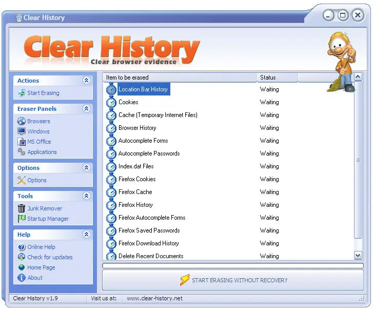 Clear History 1.9