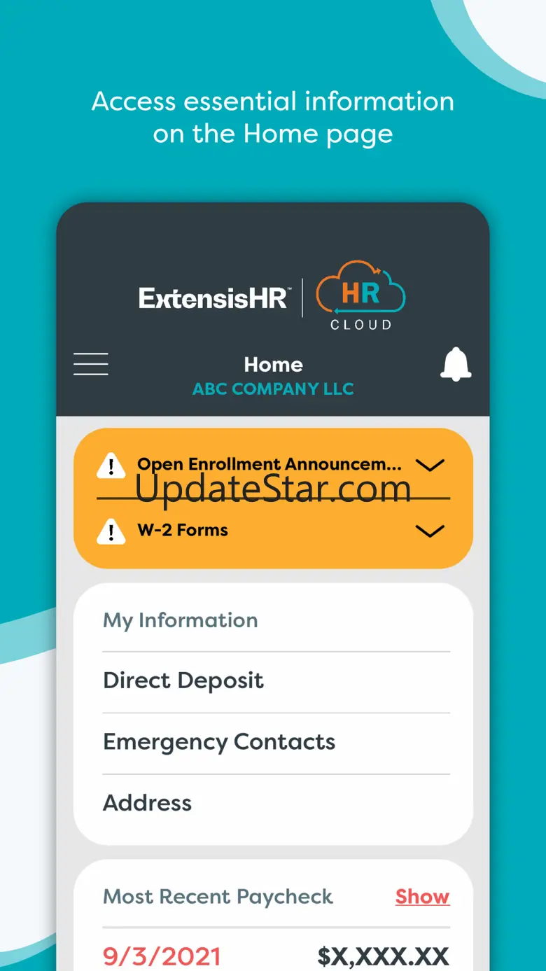 ExtensisHR HRCloud v.2.1.1