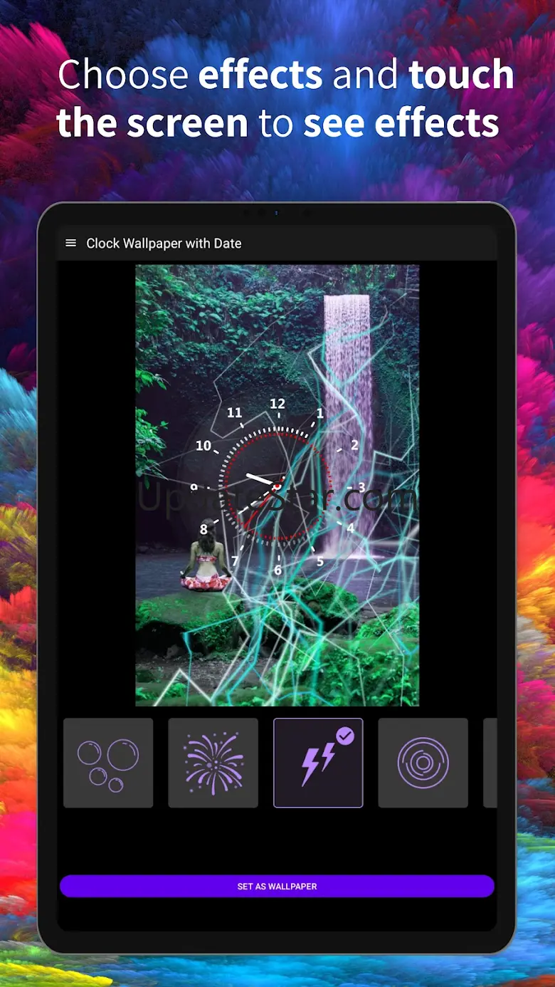 Clock Wallpaper with Date 2.12