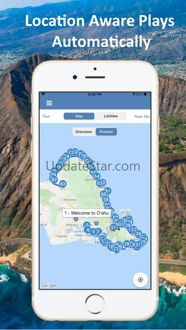 Oahu Grand Circle GPS Guide 1.6