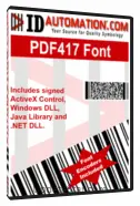 IDAutomation PDF417 Font and Encoder 8.1