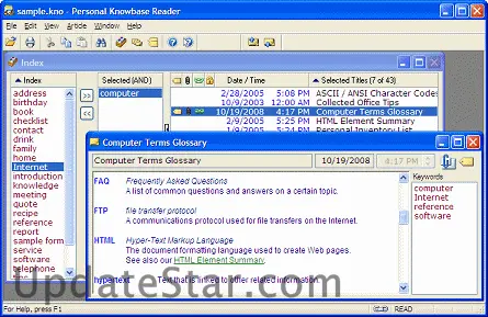 Personal Knowbase Reader 4.1.3