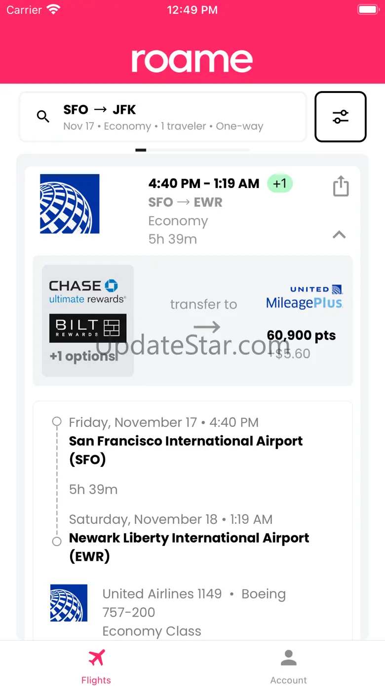 Roame - Award Travel 1.1
