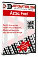 IDAutomation Aztec Font and Encoder 8.1