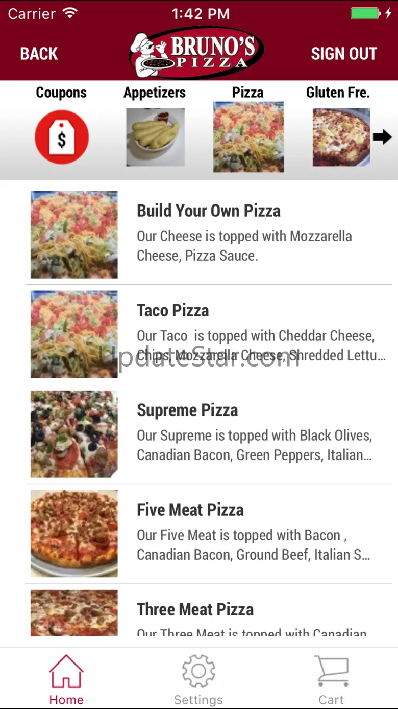 Bruno’s Pizza 4.13.0