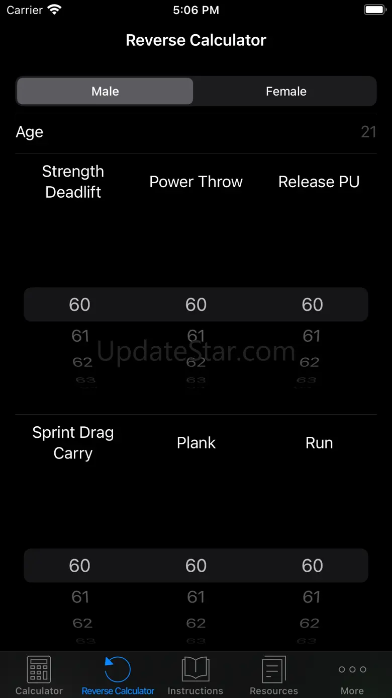 ACFT Calculator and Resources 5.0.0