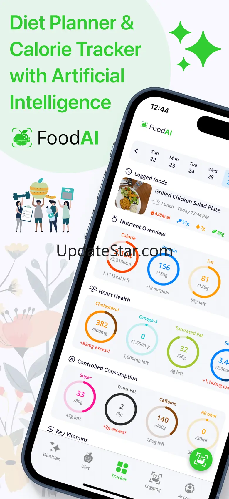 Diet Planner & Tracker: FoodAI 4.0