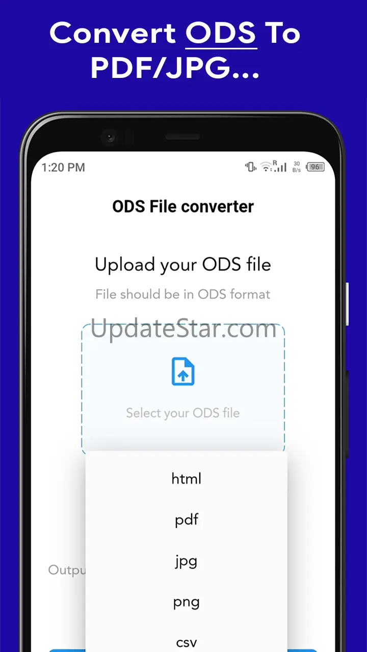 ODS To PDF - ODS File Viewer 1.0.0