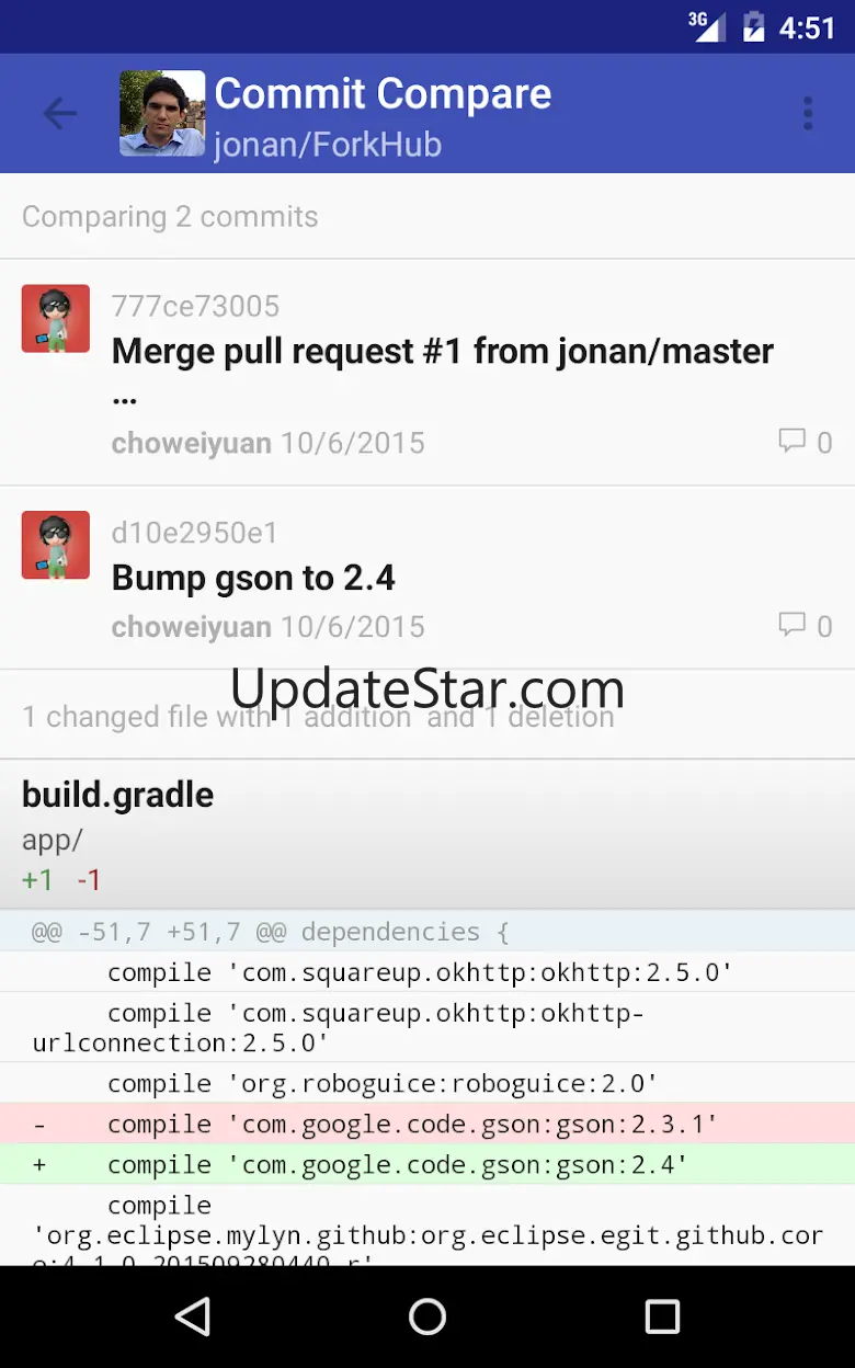 ForkHub for GitHub 1.2.9