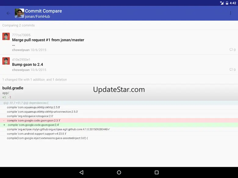 ForkHub for GitHub 1.2.9