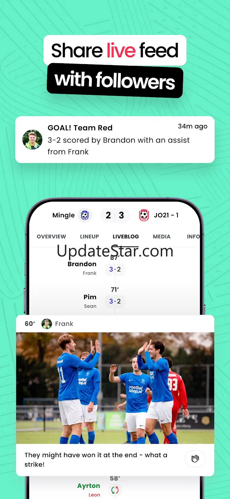 Mingle Sport | Soccer App 2.7.1