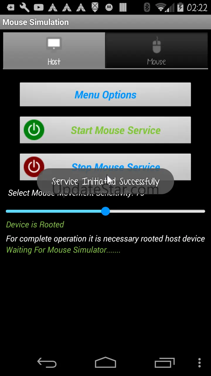Mouse Demo Simulation Bluetoot 1.4