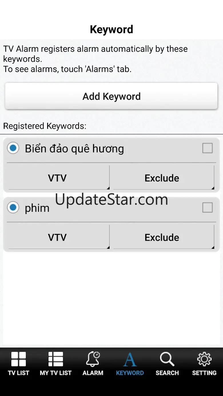 TV Vietnam - broadcast time