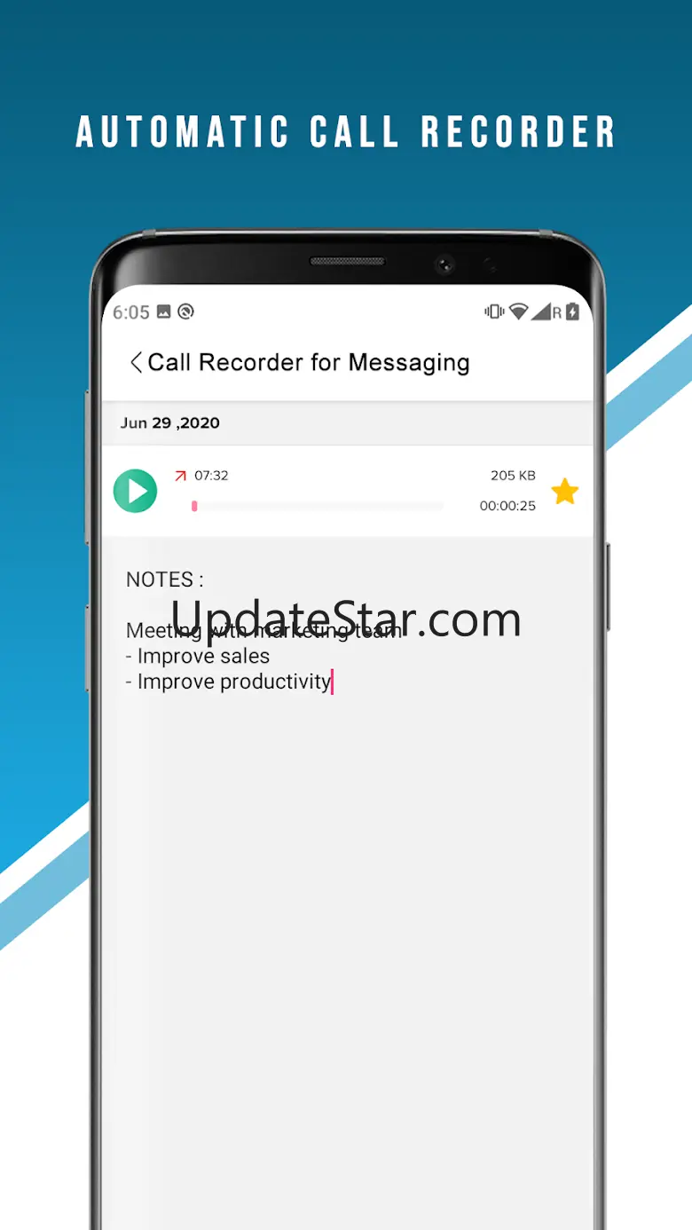 Call Recorder for messaging