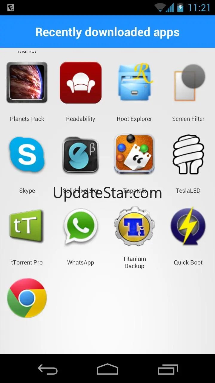 Recently installed 1.1