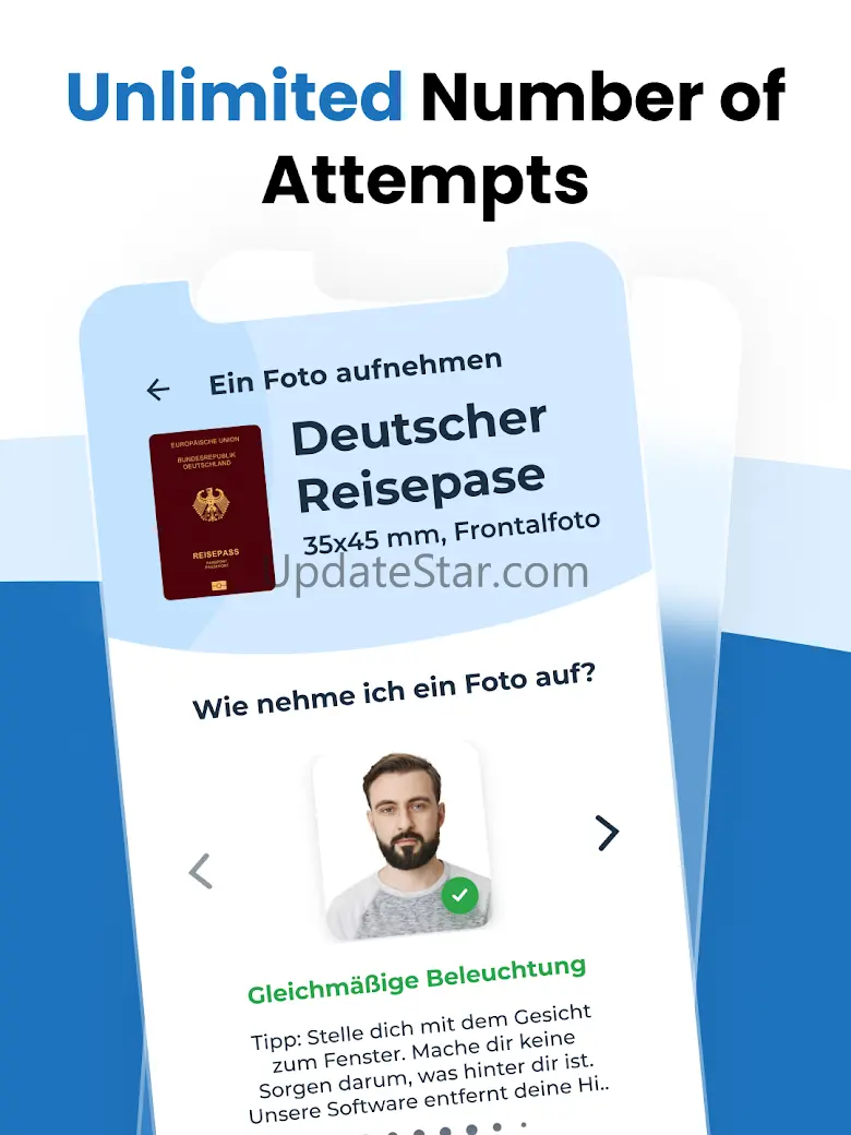 German Passport Photo 1.1