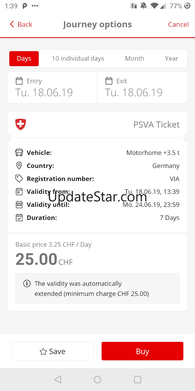 Via - Road charges 2.9.0