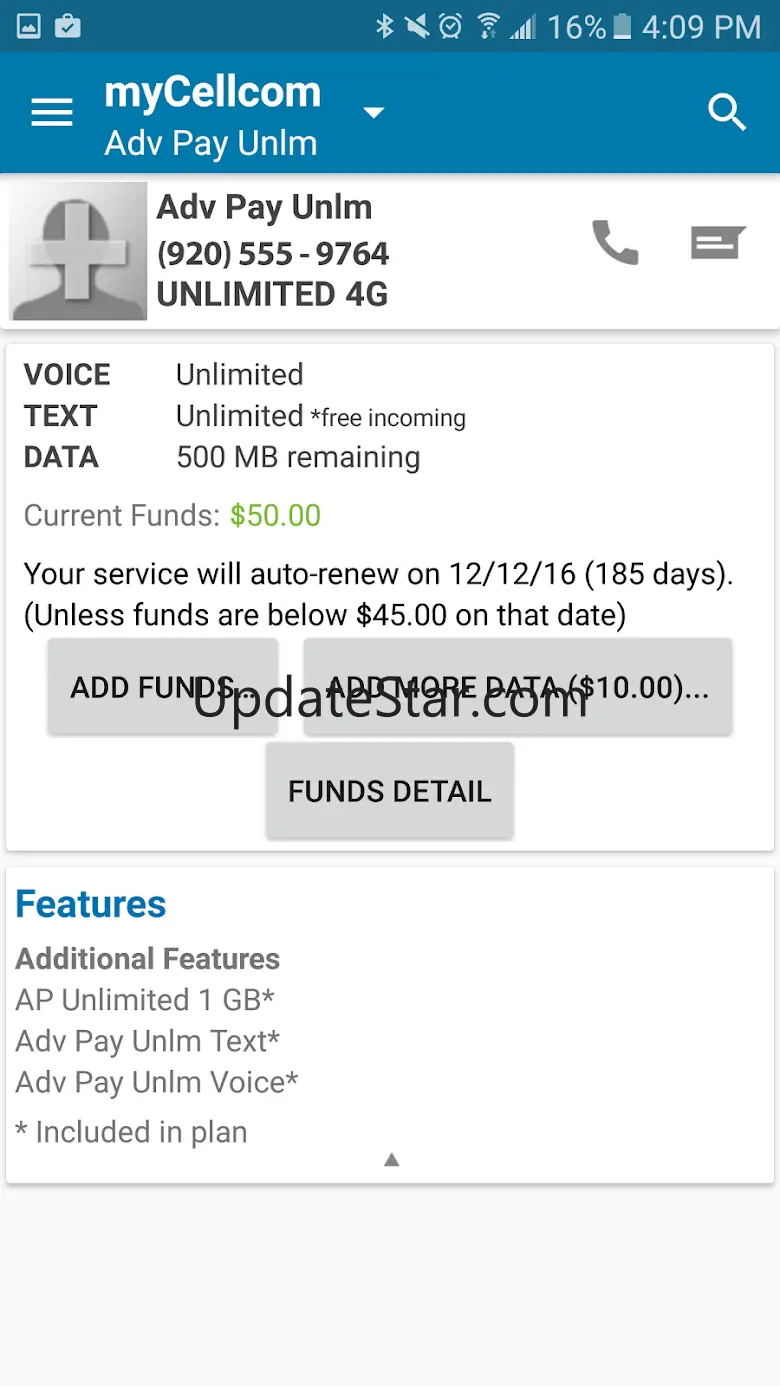 myCellcom App 2.21.11