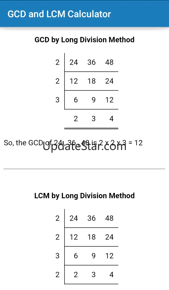 GCD and LCM Calculator + How t 1.01