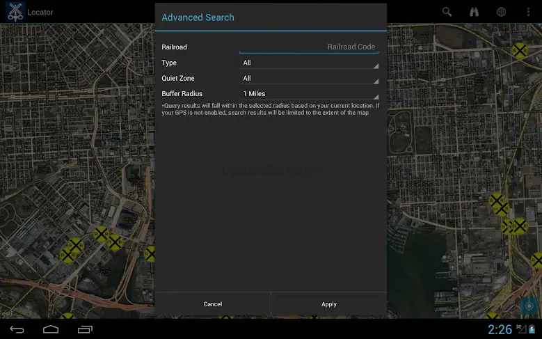 Rail Crossing Locator 2.2.4