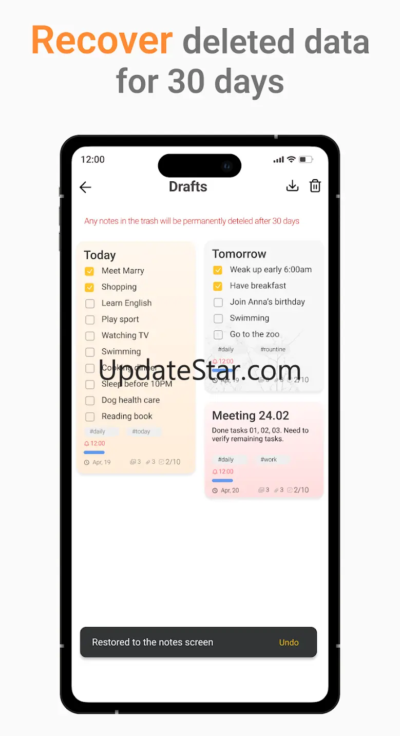 Notes: Color Notebook, Notepad 2.0.5