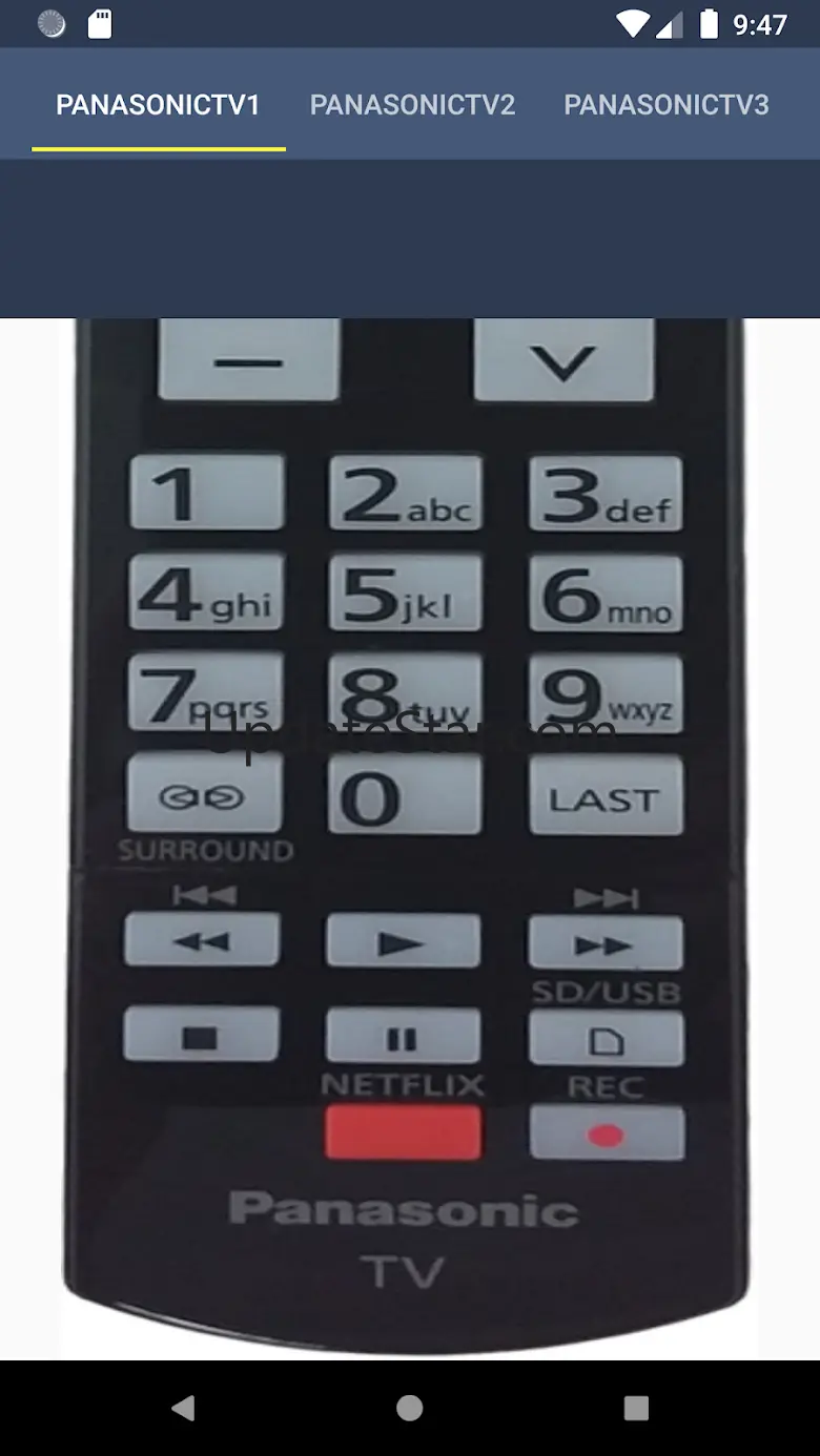 Remote Control for Panasonic T 8.0