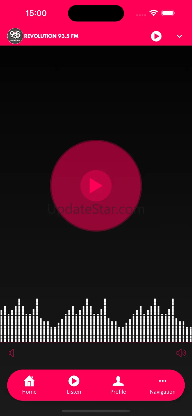 REVOLUTION 935 FM App iOS 3.0