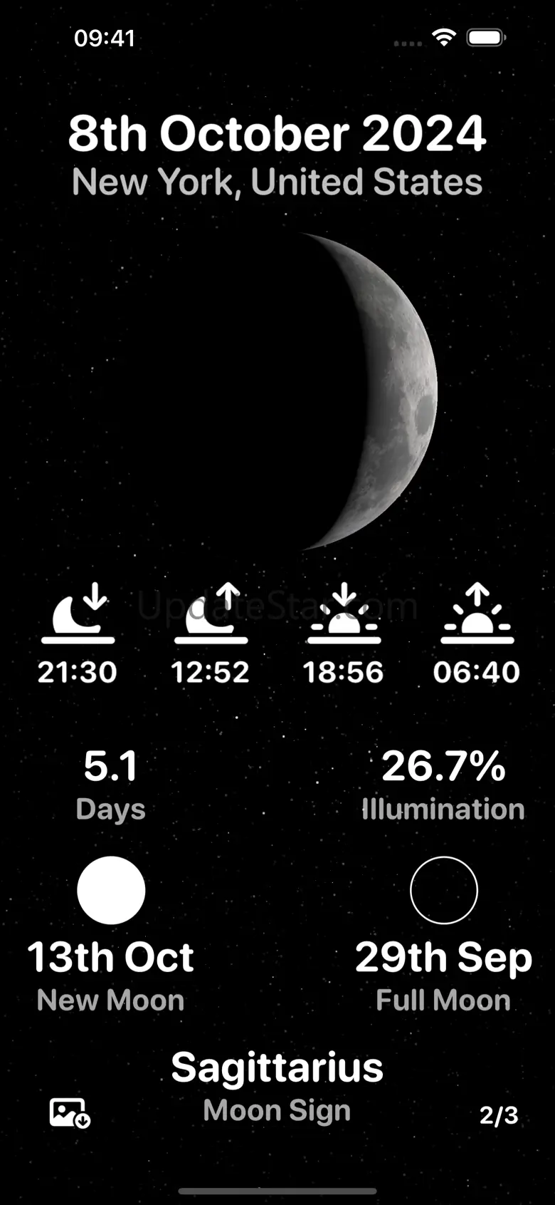 Current Moon Phase & Calendar 1.09