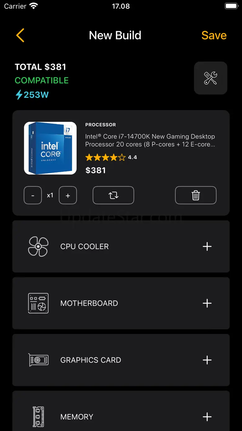 PC Builder: Part Picker 2.22