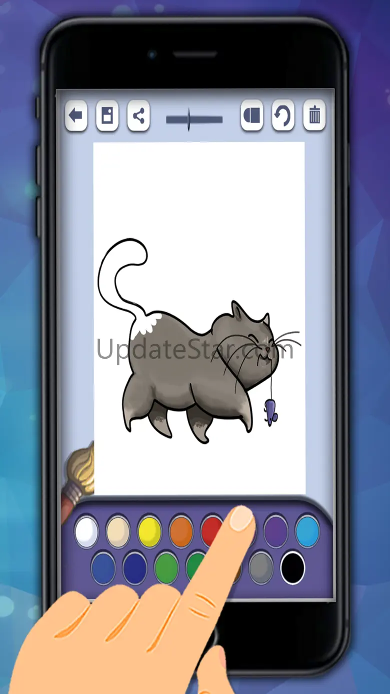 Cats coloring book to paint 2.1