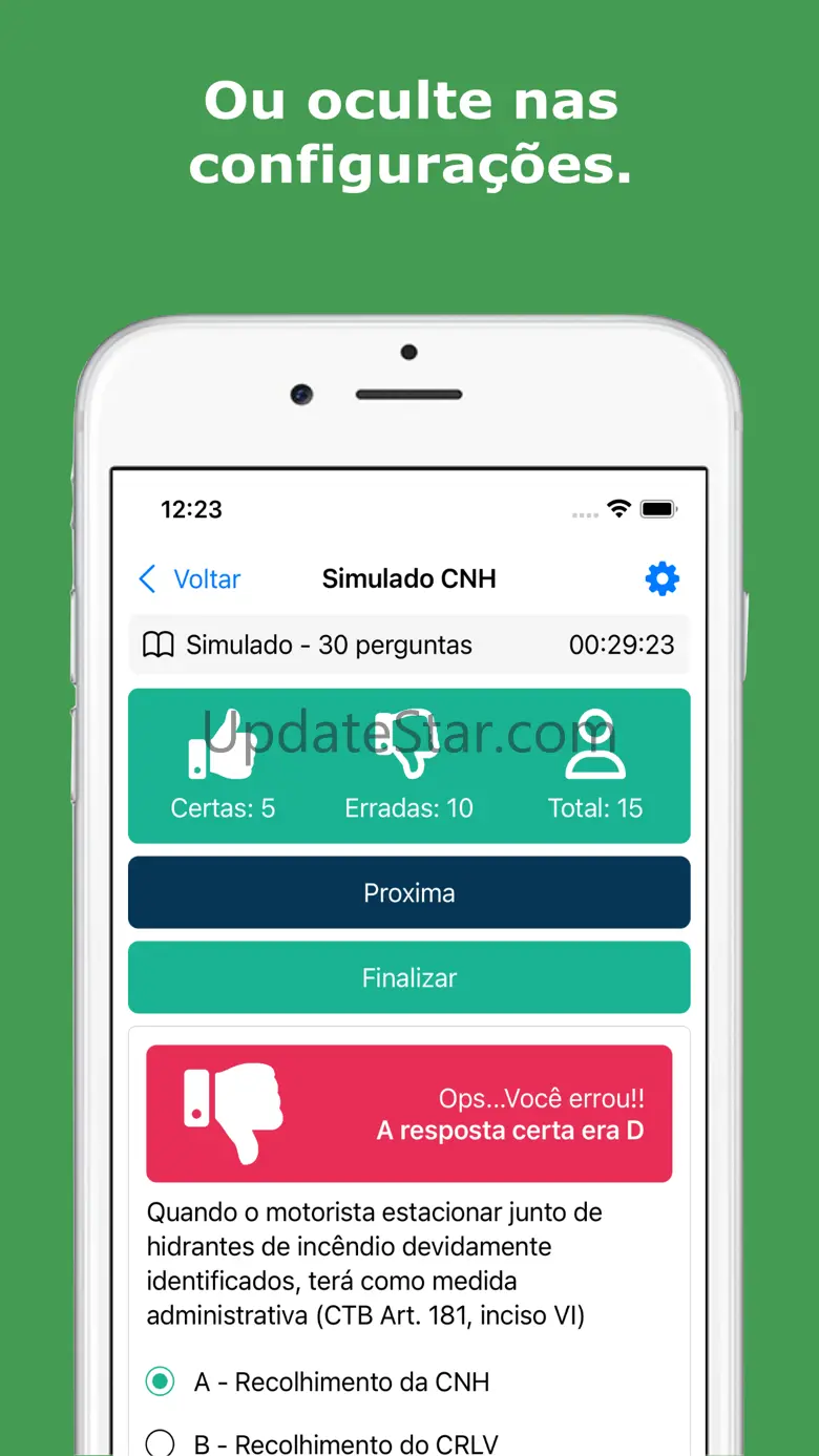 Simulado Provas CNH 3.6.0