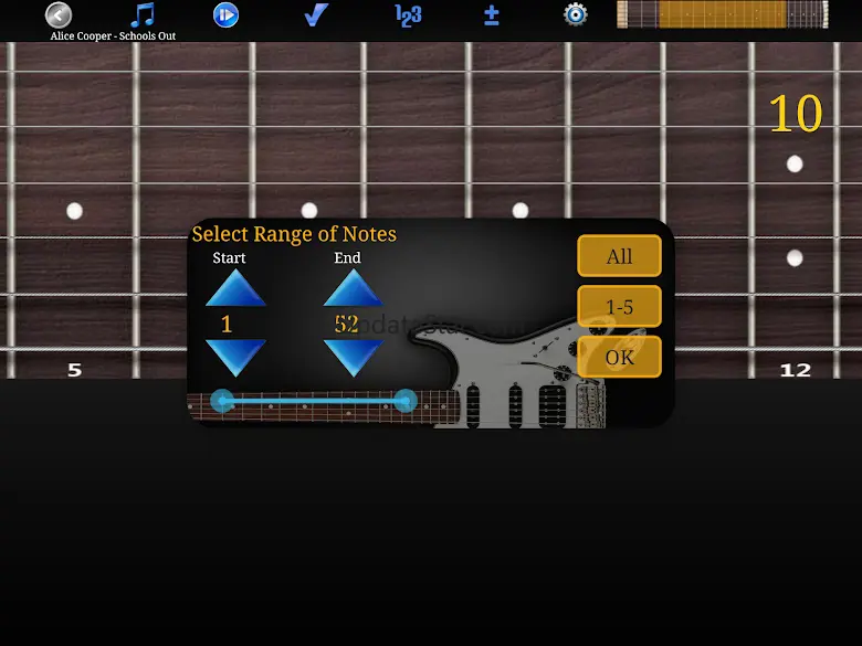 Guitar Riff UI Improvements