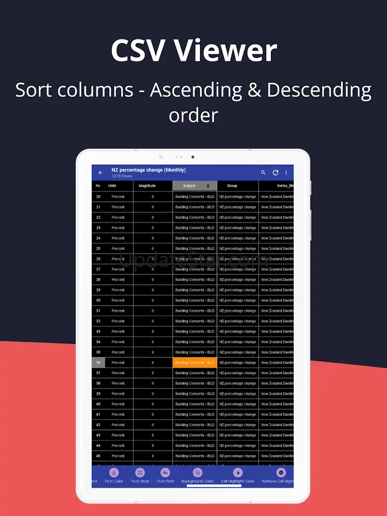 CSV File Viewer 11