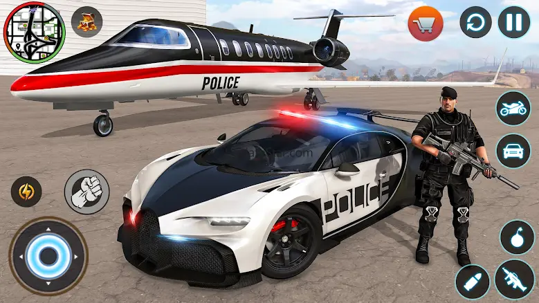 Police Thief Games: Cop Sim