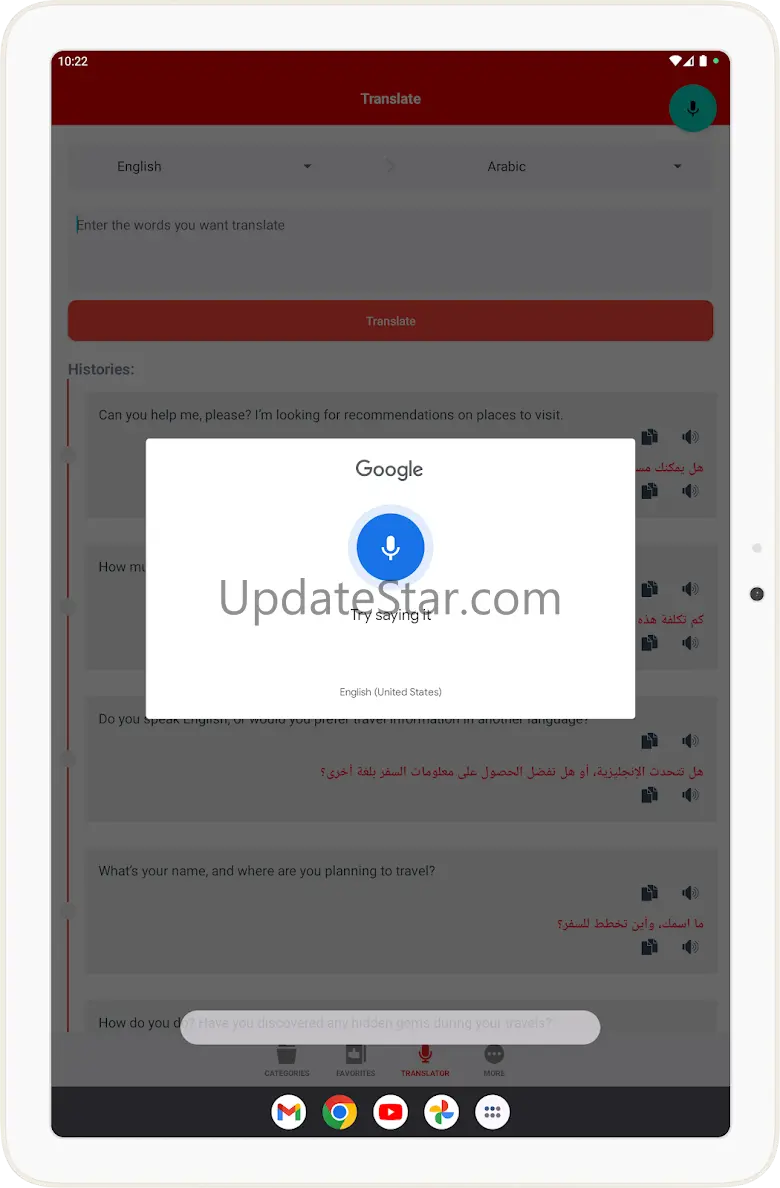 Arabic Dictionary Translator 2.0