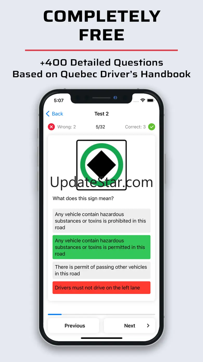 Quebec Driving Test Class 5 1.0