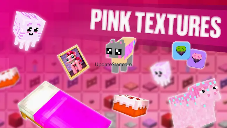 Pink Minecraft: Kawaii Mod 1.0